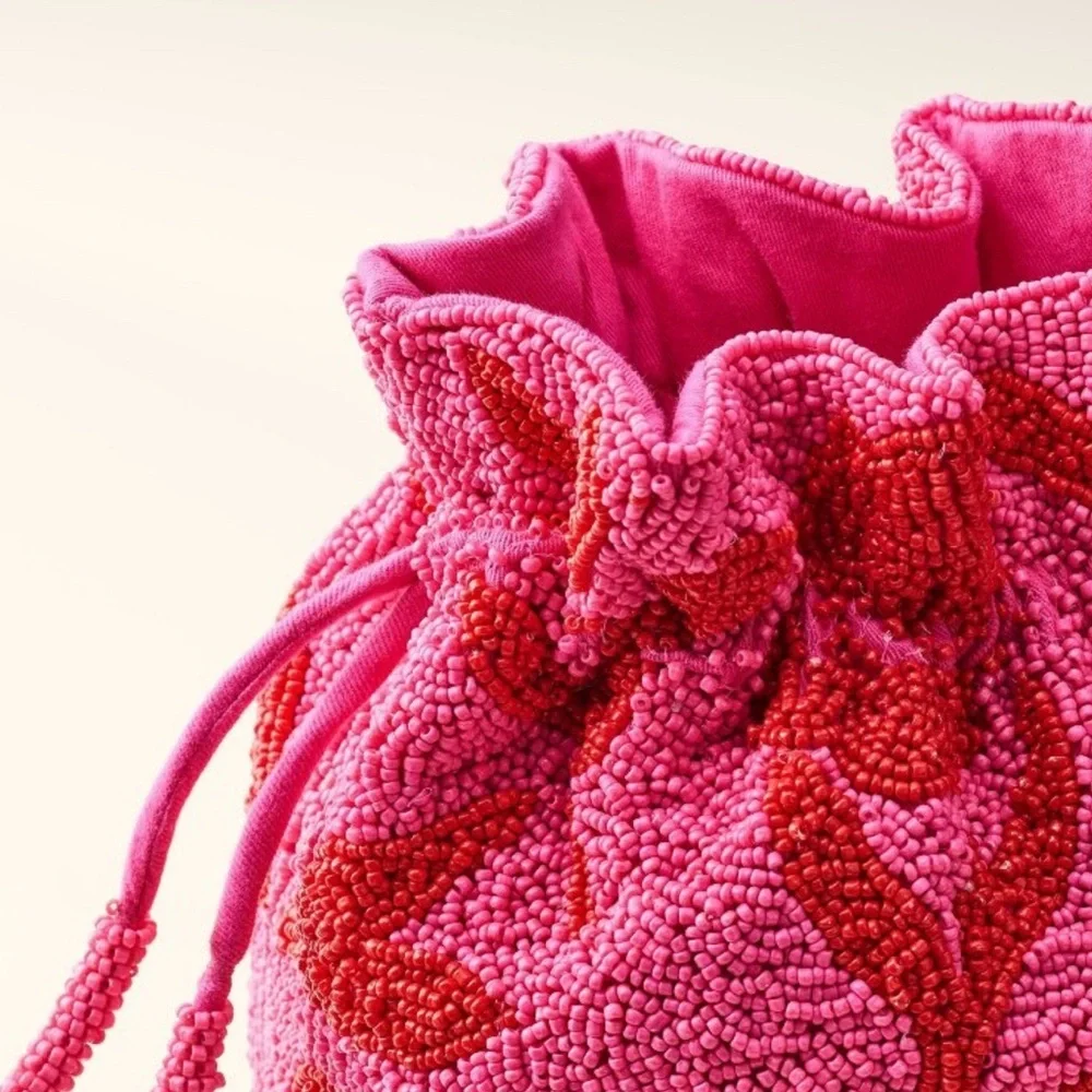 Kate Spade x Target Beaded Bucket Bag NWT